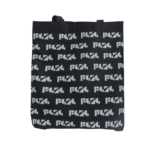 黑色手提環保收納服裝袋定制