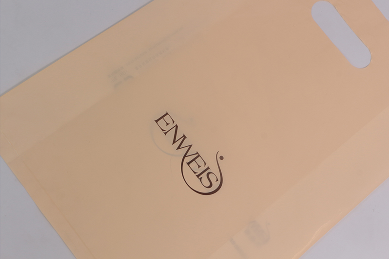 淺黃色購(gòu)物PE平口袋