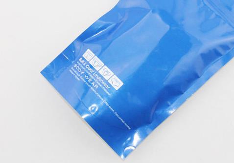 藍色內褲包裝袋定制